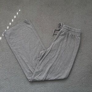 Wilfred Free Aritzia Tan Drawstring Straight Leg Sweatpants